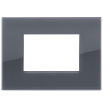 Placca  Vimar Arke' Classic 3 moduli Reflex Grigio Fume' 19653.61