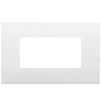 Placca  Vimar Arke' Classic 4 moduli Bianca 19654.74