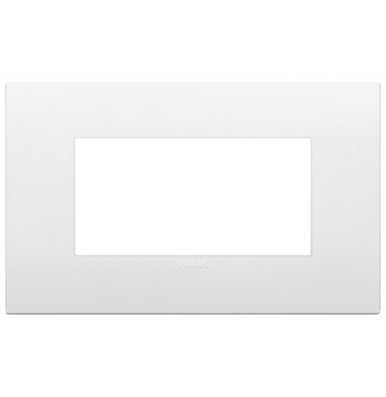 Placca  Vimar Arke' Classic 4 moduli Bianca 19654.74