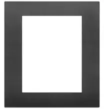 Placca  Vimar Arke' Classic 8 posti (4+4)  Nera 19668.71