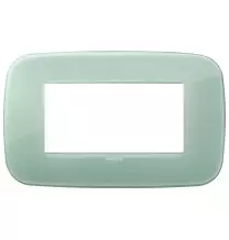 Placca  Vimar Arke' Round 4 moduli Reflex Salvia 19684.65