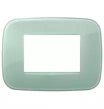 Placca  Vimar Arke' Round 3 moduli Reflex Salvia 19683.65