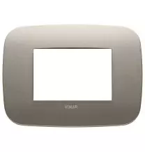 Placca  Vimar Arke' Round 3 moduli Champagne Matt 19683.13