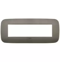 Placca Vimar Arke' Round 7 moduli Champagne Matt 19687.13