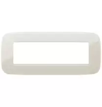 Placca Vimar Arke' Round 7 moduli Reflex Avorio 19687.67