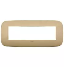 Placca Vimar Arke' Round 7 moduli  Oro Antico 19687.88