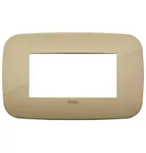 Placca Vimar Arke' Round 4 moduli  Oro Antico 19684.88