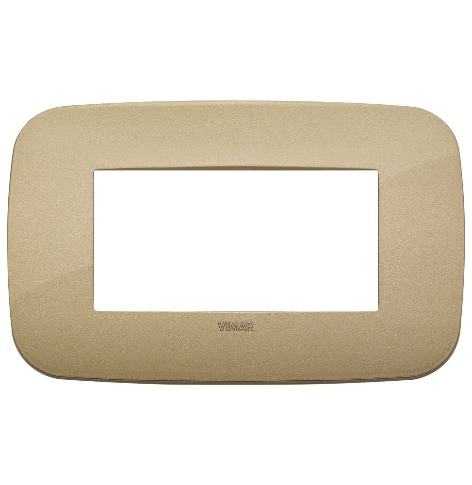 Placca Vimar Arke' Round 4 moduli  Oro Antico 19684.88