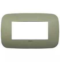 Placca Vimar Arke' Round 4 moduli Verde 19684.87