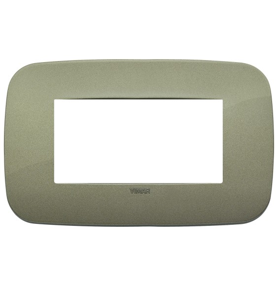 Placca Vimar Arke' Round 4 moduli Verde 19684.87