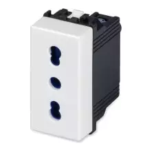 Presa Bivalente bianca 10 e 16A serie Master MIX 21159