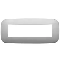 Placca Vimar Arke' Round 7 moduli Nichel Matt 19687.30