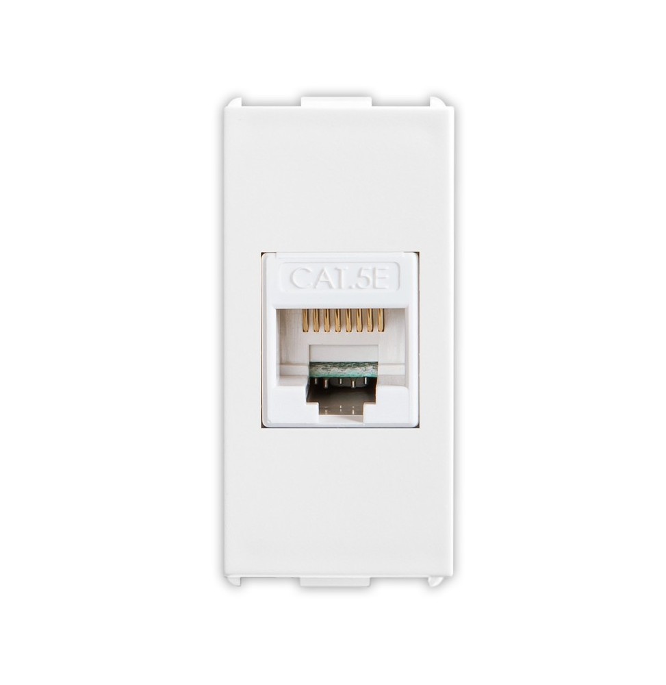 Presa di rete RJ45 Cat.5E non schermato Pixia Bianca Master 11218
