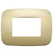 Placca Vimar Arke' Round 3 moduli Oro 19683.27