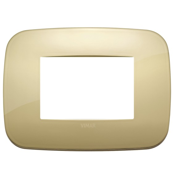 Placca Vimar Arke' Round 3 moduli Oro 19683.27