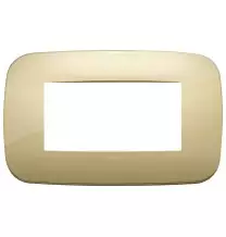 Placca Vimar Arke' Round 4 moduli Oro 19684.27