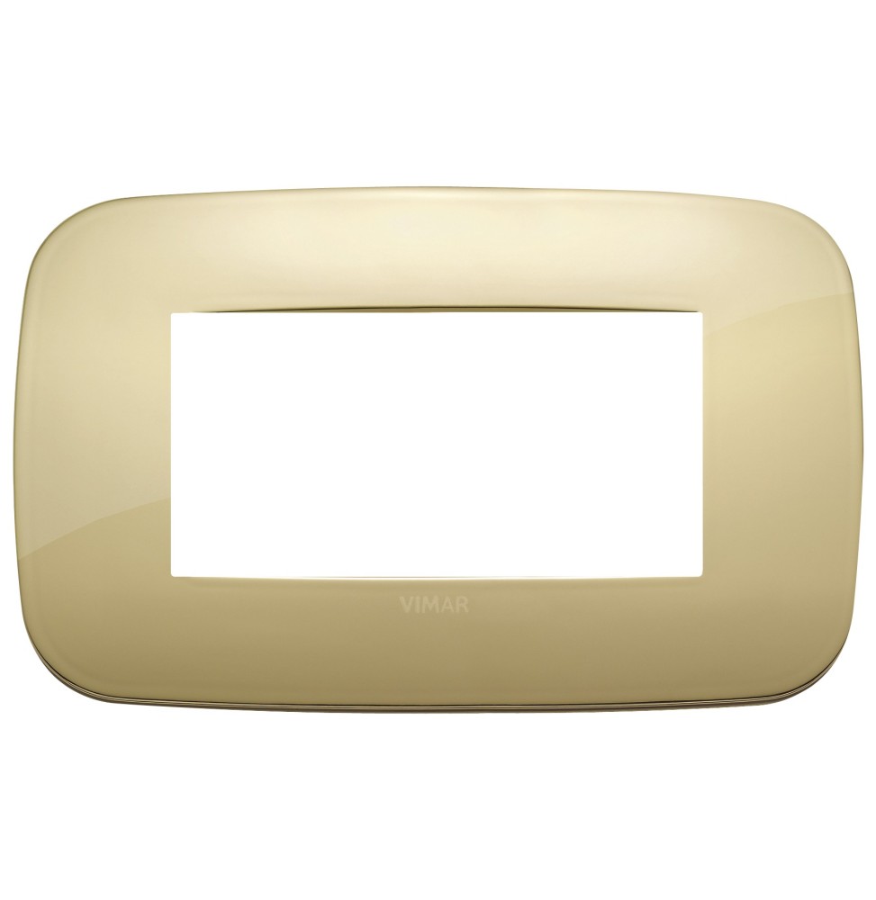 Placca Vimar Arke' Round 4 moduli Oro 19684.27