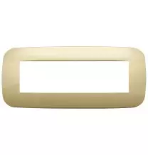 Placca Vimar Arke' Round 7 moduli Oro 19687.27