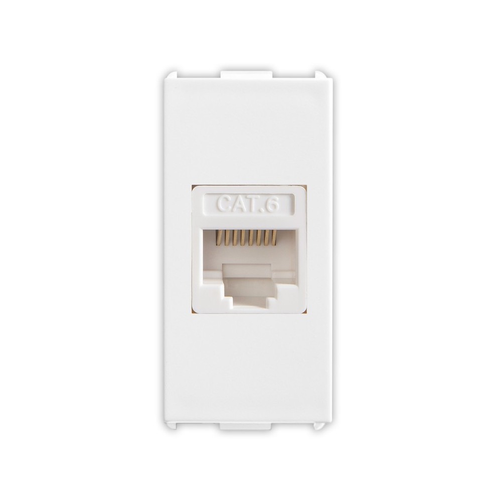 Presa di rete  RJ45 Cat.6 non schermato Pixia Bianca Master 11220