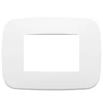 Placca Vimar Arke' Round 3 moduli Polar Matt 19683.26