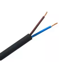 Cavo con guaina in Neoprene nero 2X1 mmq