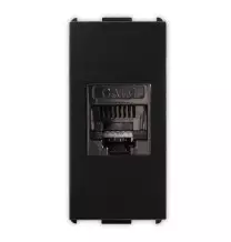 Presa di rete RJ45 Cat.6 non schermata Pixia Nera Master 14220