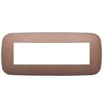 Placca Vimar Arke' Round 7 moduli Bronzo Matt 19687.24