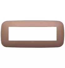 Placca Vimar Arke' Round 7 moduli Bronzo Matt 19687.24