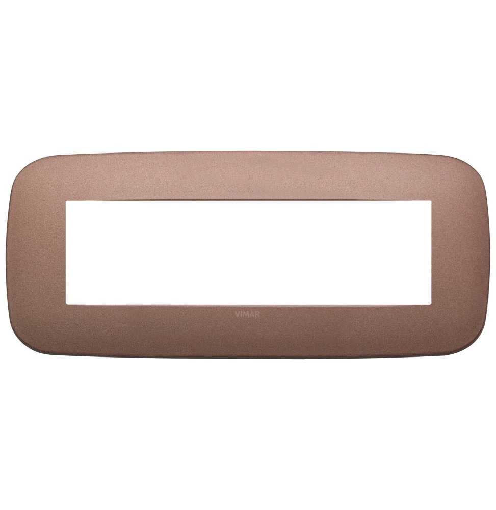 Placca Vimar Arke' Round 7 moduli Bronzo Matt 19687.24