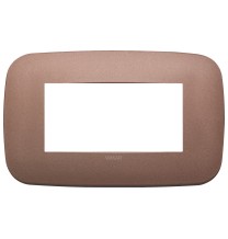 Placca Vimar Arke' Round 4 moduli Bronzo Matt 19684.24