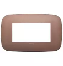 Placca Vimar Arke' Round 4 moduli Bronzo Matt 19684.24