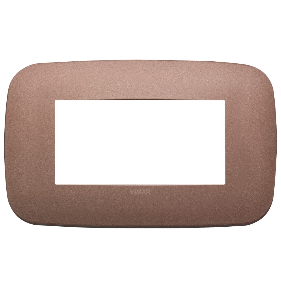 Placca Vimar Arke' Round 4 moduli Bronzo Matt 19684.24