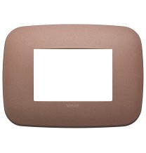 Placca Vimar Arke' Round 3 moduli Bronzo Matt 19683.24
