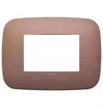 Placca Vimar Arke' Round 3 moduli Bronzo Matt 19683.24