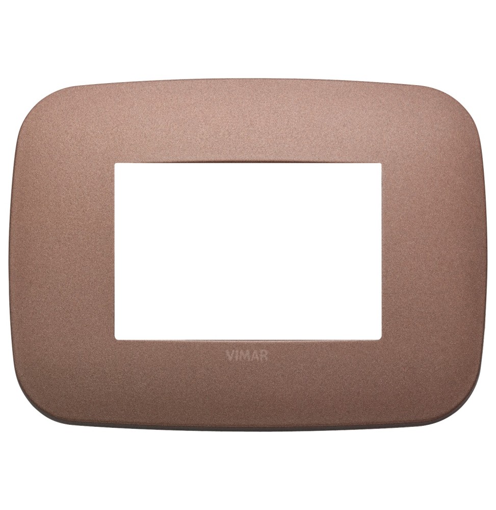 Placca Vimar Arke' Round 3 moduli Bronzo Matt 19683.24