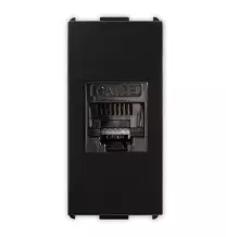 Presa di rete RJ45 Cat.5E non schermata Pixia Nera Master 14218
