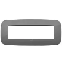 Placca Vimar Arke' Round 7 moduli Ardesia 19687.22