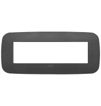 Placca Vimar Arke' Round 7 moduli Grafite Matt 19687.21