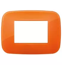 Placca Vimar Arke' Round 3 moduli Reflex Orange 19683.63