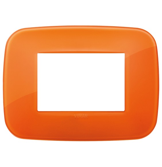 Placca Vimar Arke' Round 3 moduli Reflex Orange 19683.63