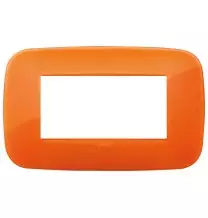 Placca Vimar Arke' Round 4 moduli Reflex Orange 19684.63
