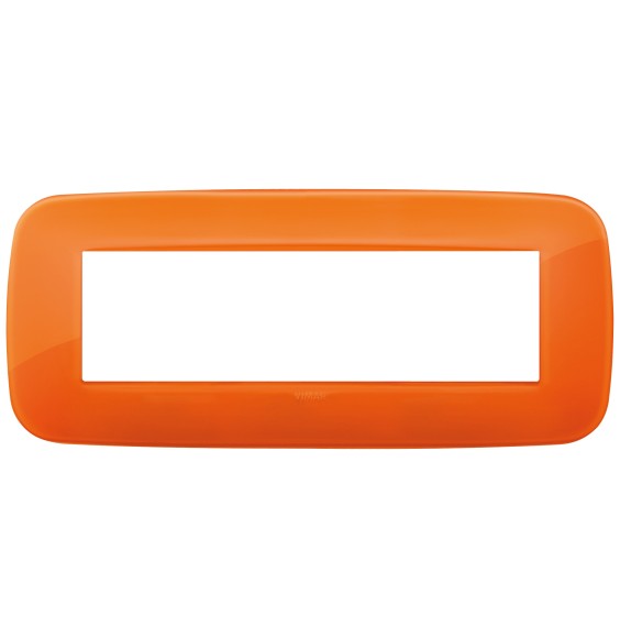 Placca Vimar Arke' Round 7 moduli Reflex Orange 19687.63