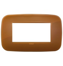 Placca Vimar Arke' Round 4 moduli Reflex Caramel 19684.62