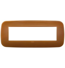 Placca Vimar Arke' Round 7 moduli Reflex Caramel 19687.62