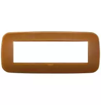 Placca Vimar Arke' Round 7 moduli Reflex Caramel 19687.62