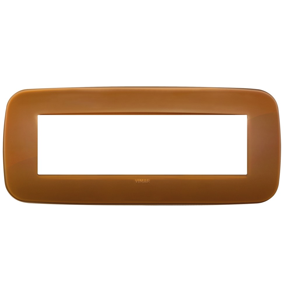 Placca Vimar Arke' Round 7 moduli Reflex Caramel 19687.62