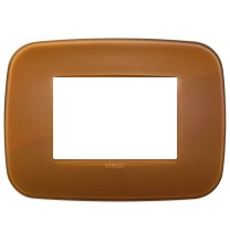 Placca Vimar Arke' Round 3 moduli Reflex Caramel 19683.62
