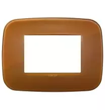 Placca Vimar Arke' Round 3 moduli Reflex Caramel 19683.62