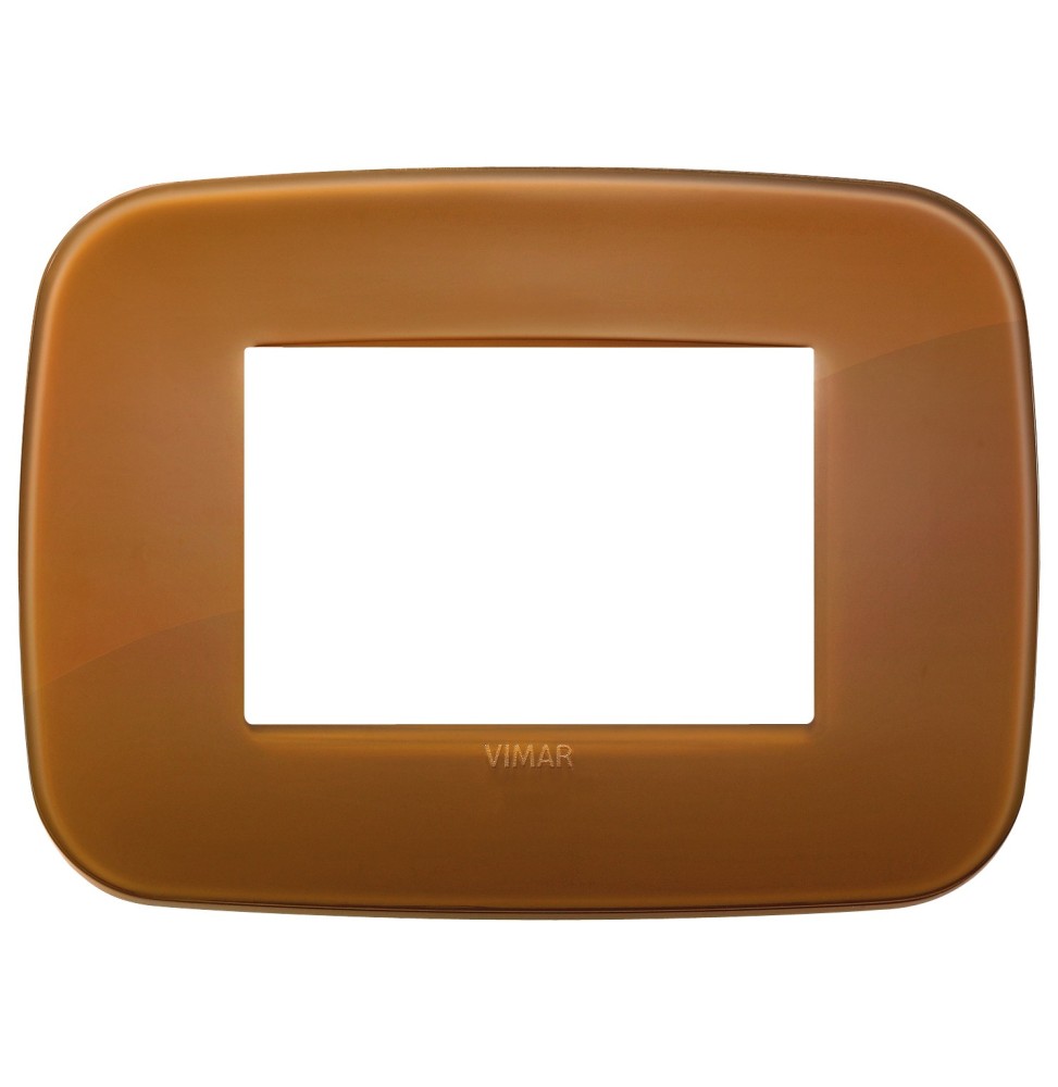 Placca Vimar Arke' Round 3 moduli Reflex Caramel 19683.62
