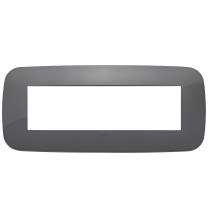 Placca Vimar Arke' Round 7 moduli Grigio 19687.82